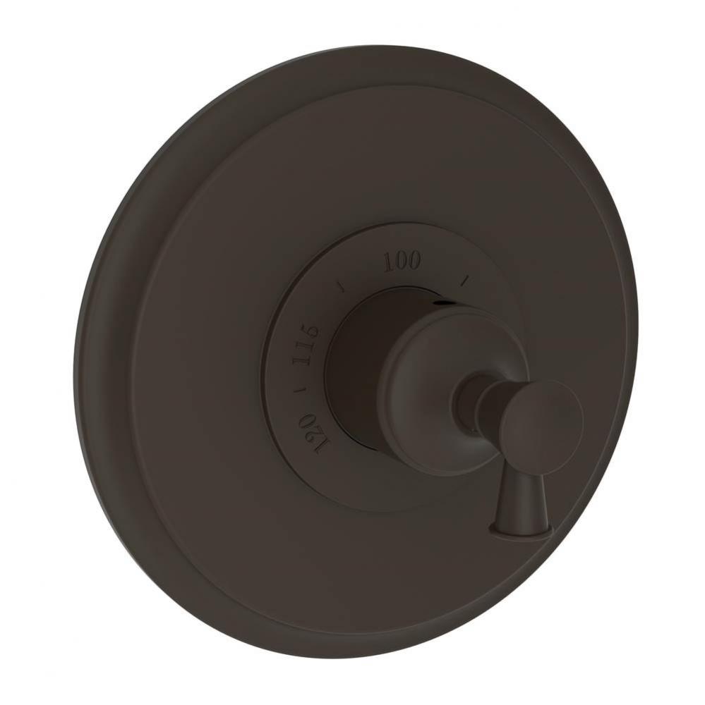 Vander 3/4'' Round Thermostatic Trim Plate with Handle