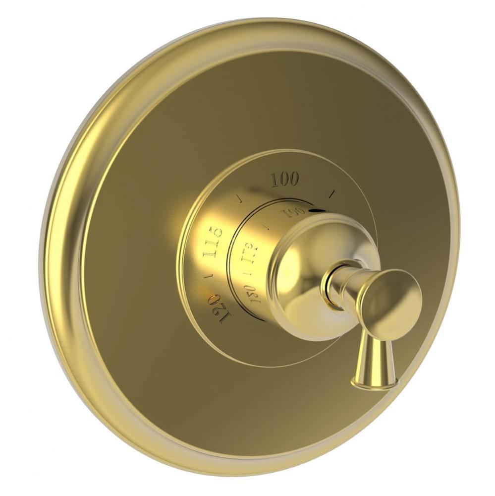 Vander 3/4'' Round Thermostatic Trim Plate with Handle