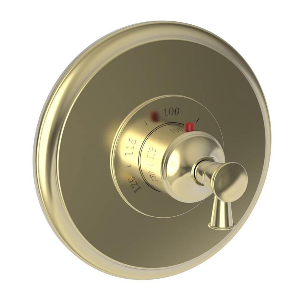 Vander 3/4'' Round Thermostatic Trim Plate with Handle