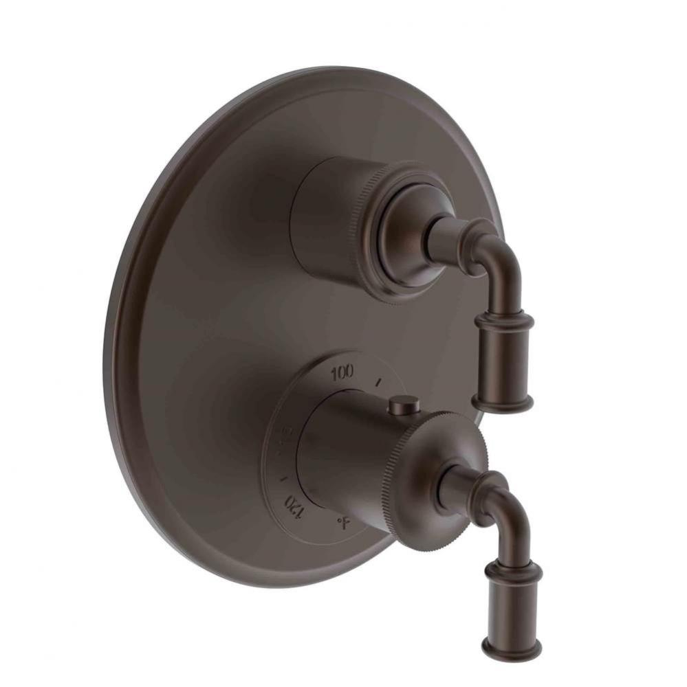 Taft 1/2'' Round Thermostatic Trim Plate with Handles