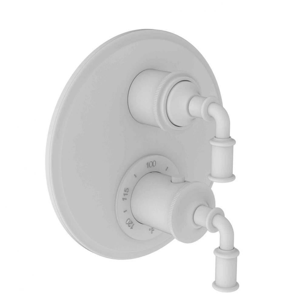 Taft 1/2'' Round Thermostatic Trim Plate with Handles