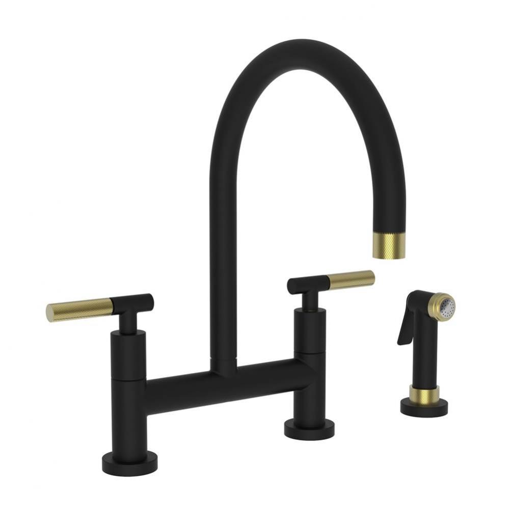 Kitchen Bridge Faucet with Side Spray