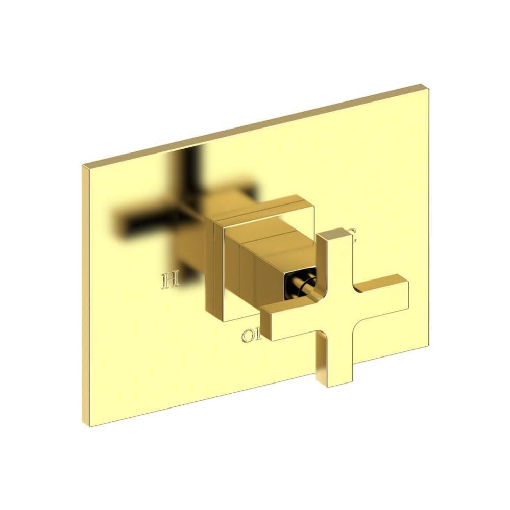 Secant Balanced Pressure Shower Trim Plate with Handle. Less showerhead, arm and flange.