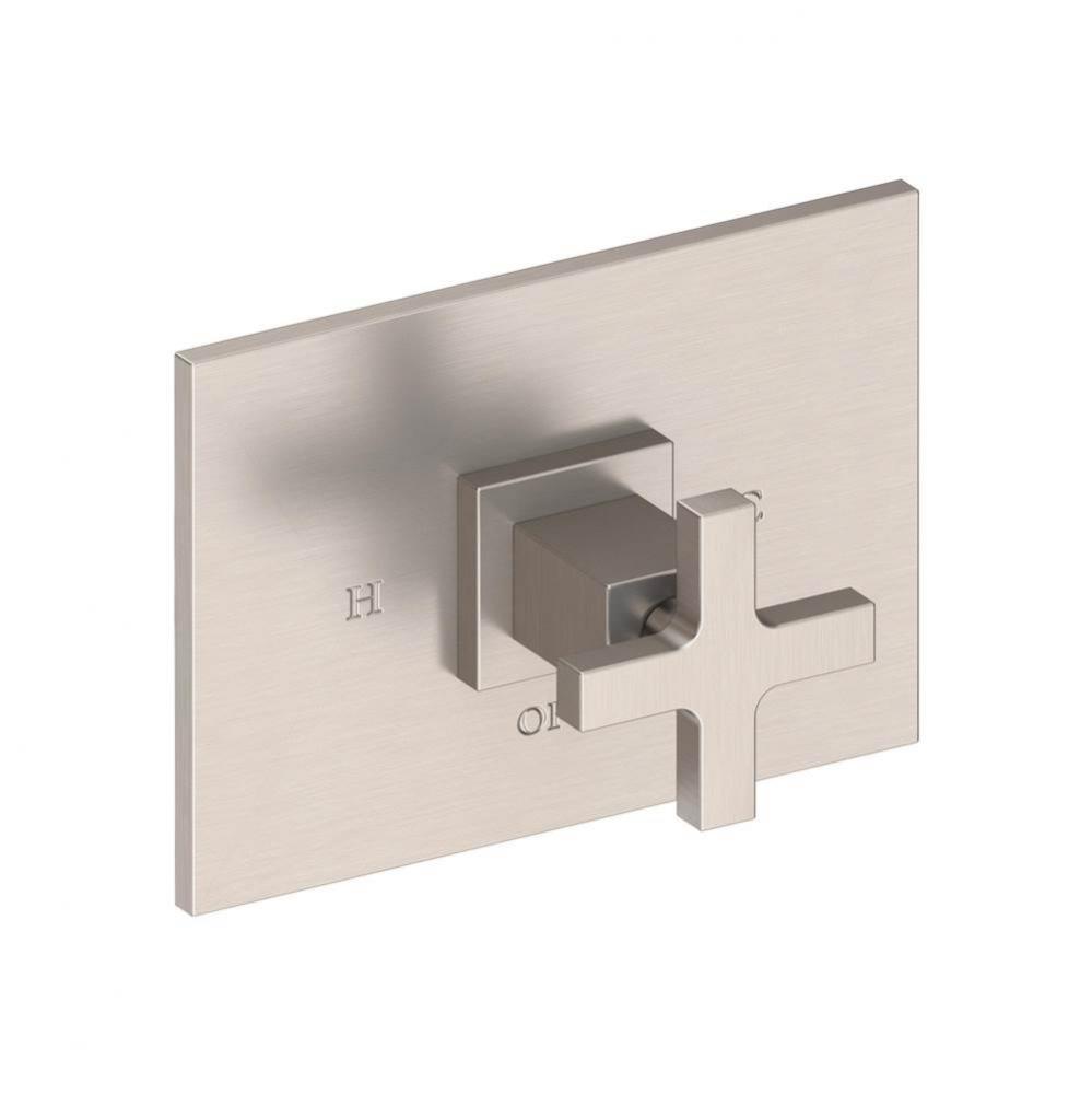 Secant Balanced Pressure Shower Trim Plate with Handle. Less showerhead, arm and flange.
