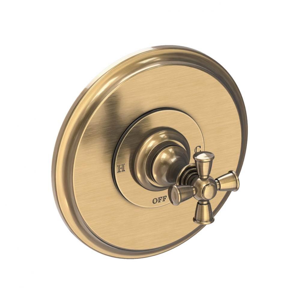 Sutton Balanced Pressure Shower Trim Plate with Handle. Less showerhead, arm and flange.