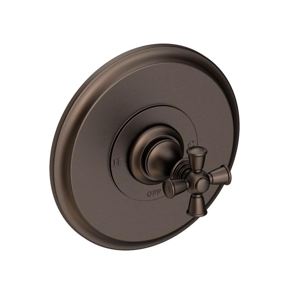 Sutton Balanced Pressure Shower Trim Plate with Handle. Less showerhead, arm and flange.
