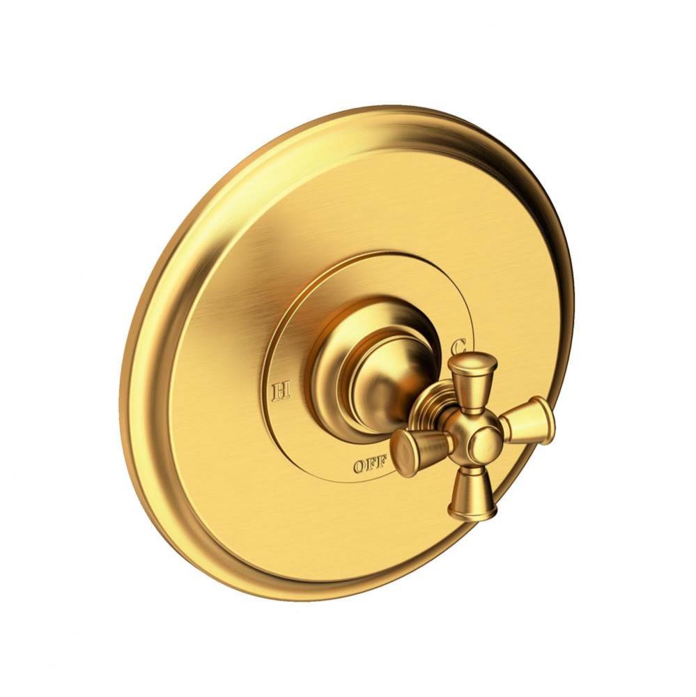 Sutton Balanced Pressure Shower Trim Plate with Handle. Less showerhead, arm and flange.