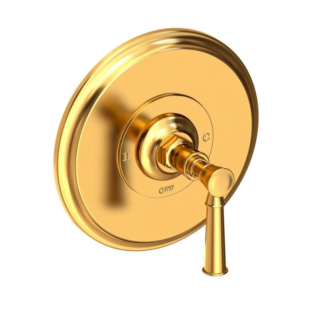 Vander Balanced Pressure Shower Trim Plate with Handle. Less showerhead, arm and flange.