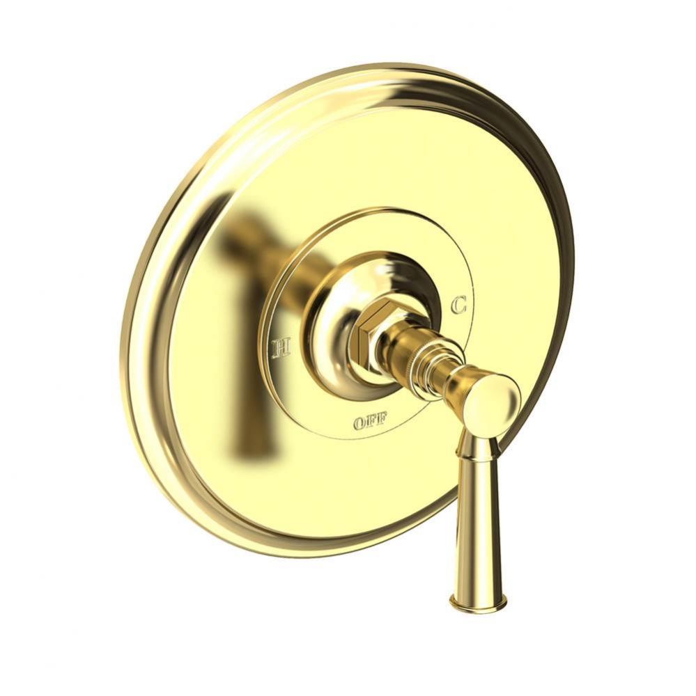 Vander Balanced Pressure Shower Trim Plate with Handle. Less showerhead, arm and flange.