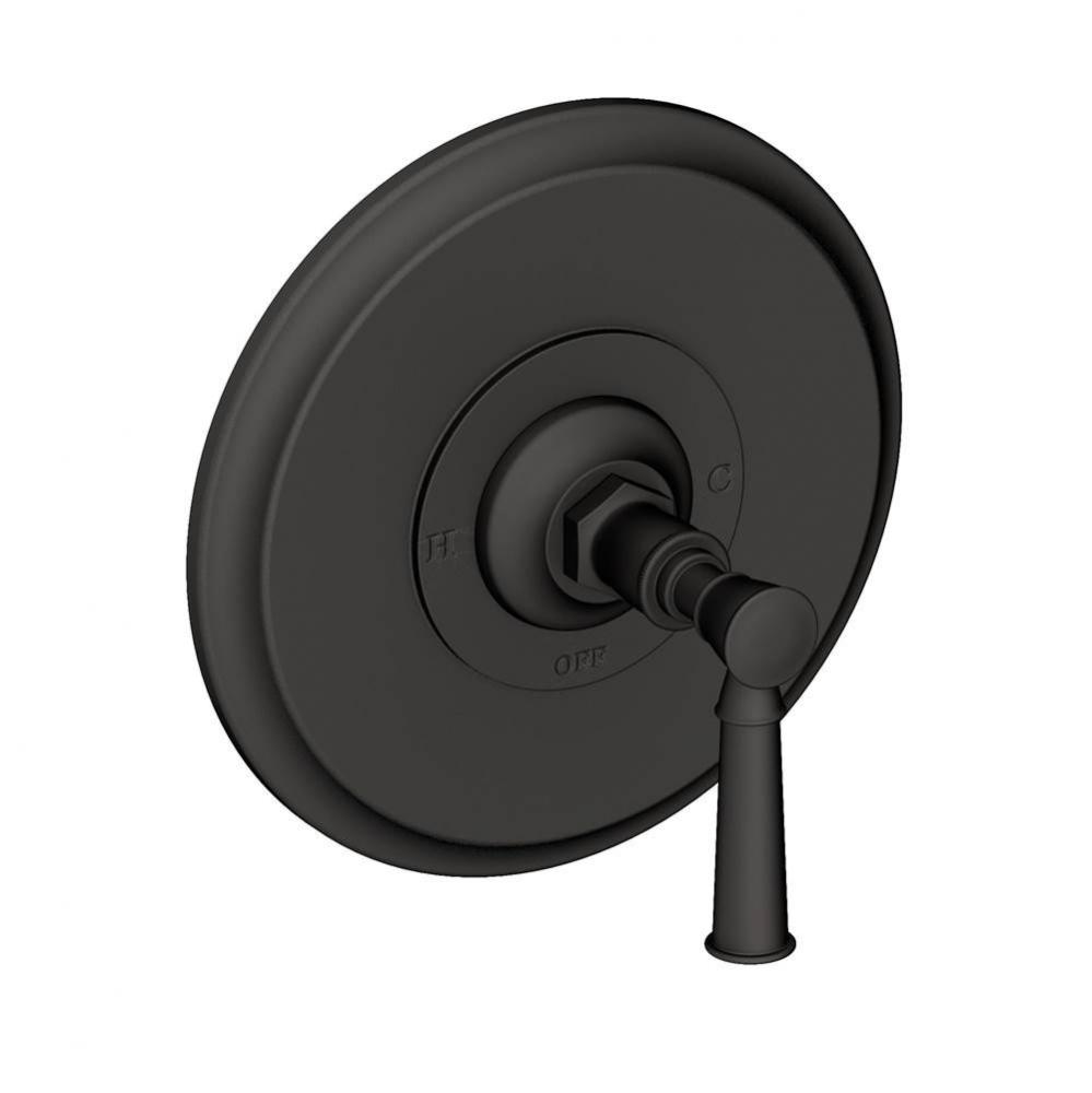 Vander Balanced Pressure Shower Trim Plate with Handle. Less showerhead, arm and flange.