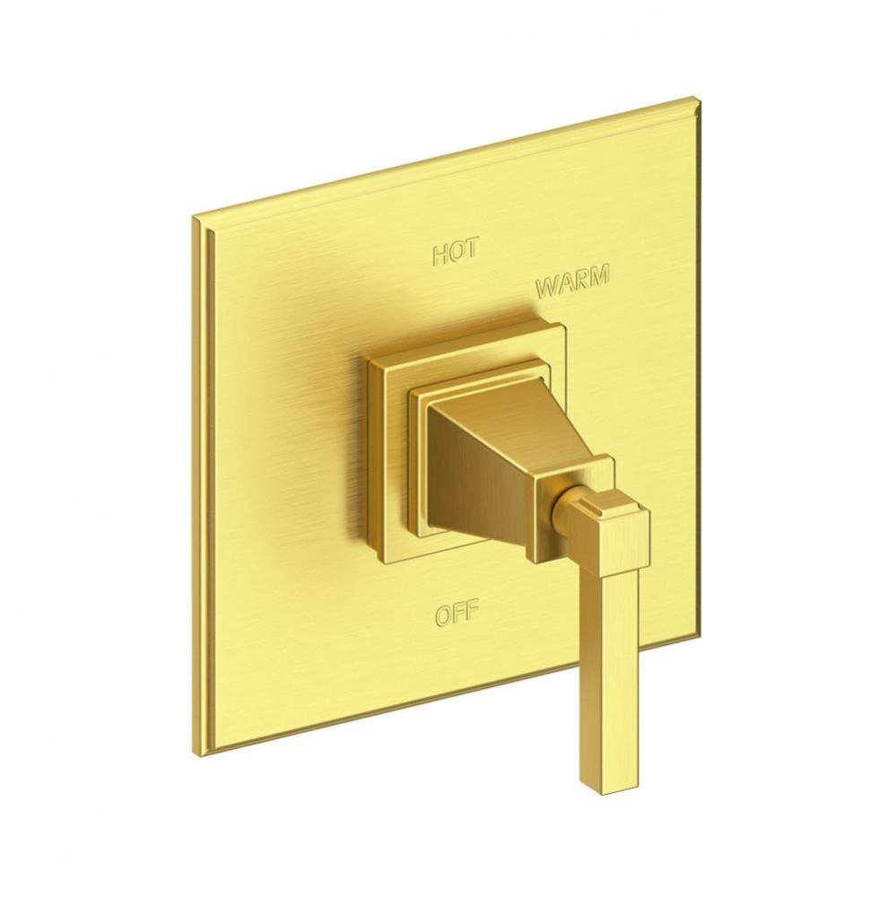 Malvina Balanced Pressure Shower Trim Plate with Handle. Less showerhead, arm and flange.
