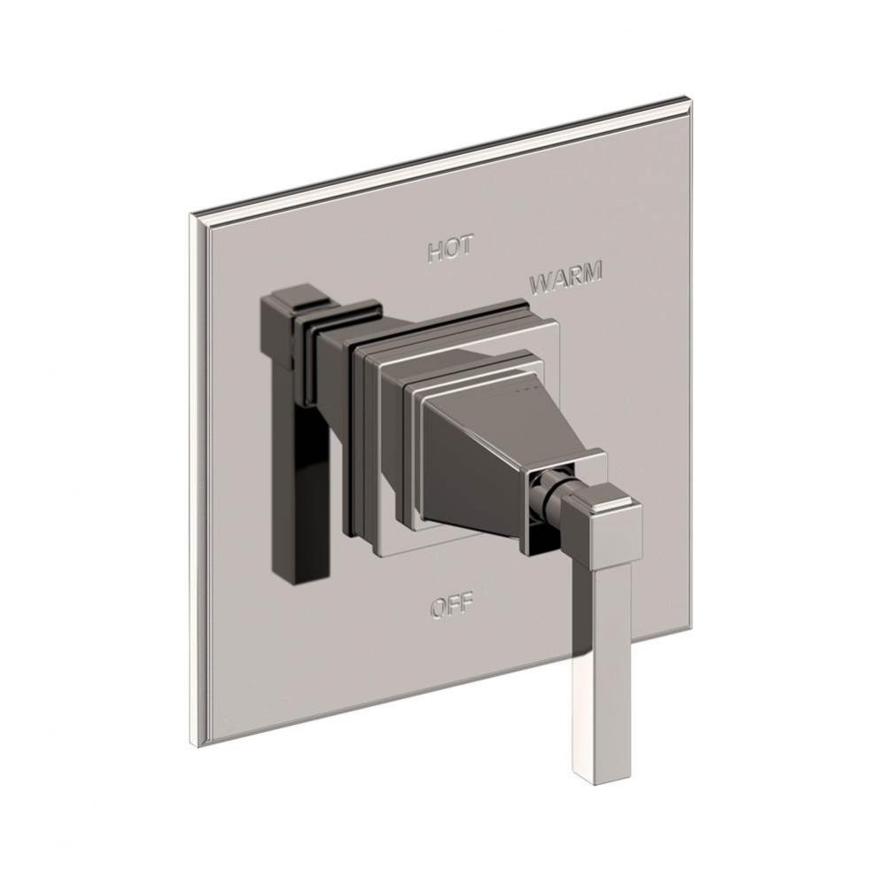 Malvina Balanced Pressure Shower Trim Plate with Handle. Less showerhead, arm and flange.