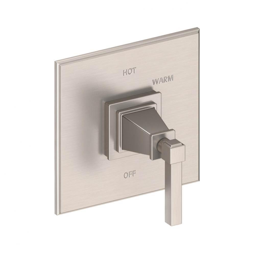 Malvina Balanced Pressure Shower Trim Plate with Handle. Less showerhead, arm and flange.