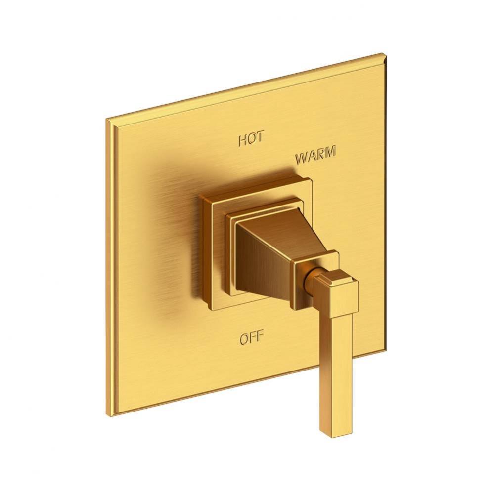Malvina Balanced Pressure Shower Trim Plate with Handle. Less showerhead, arm and flange.