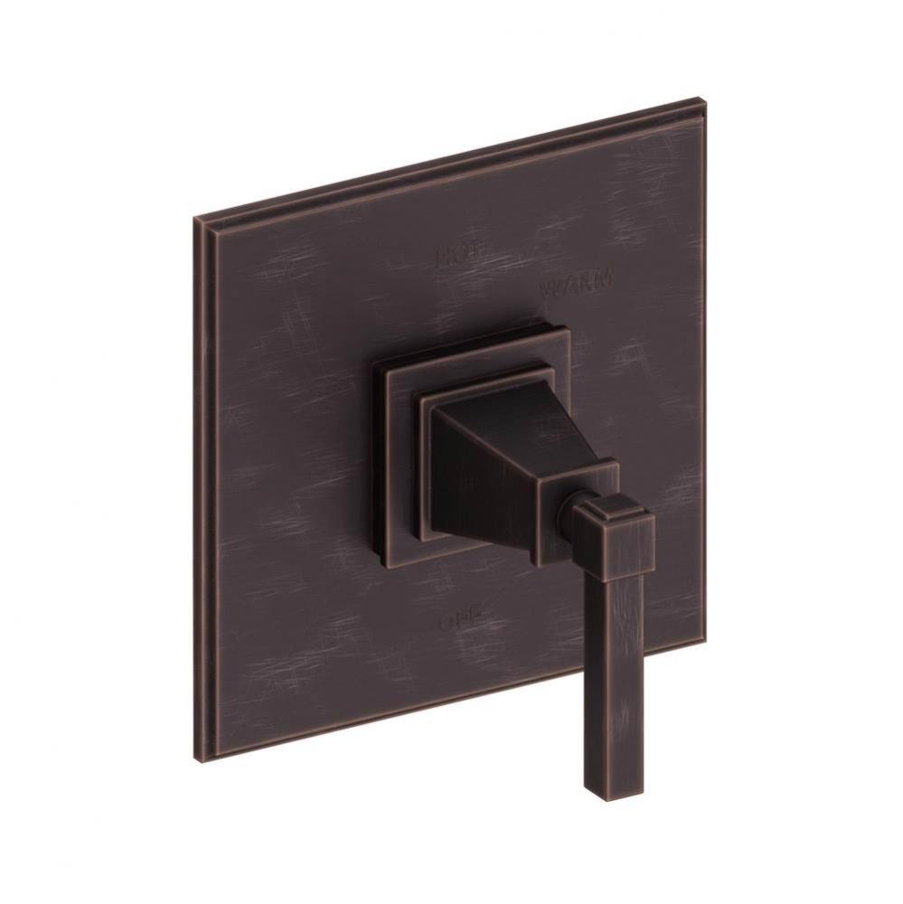 Malvina Balanced Pressure Shower Trim Plate with Handle. Less showerhead, arm and flange.