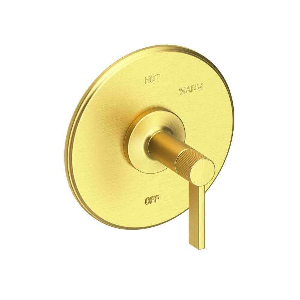 Pardees Balanced Pressure Shower Trim Plate with Handle. Less showerhead, arm and flange.