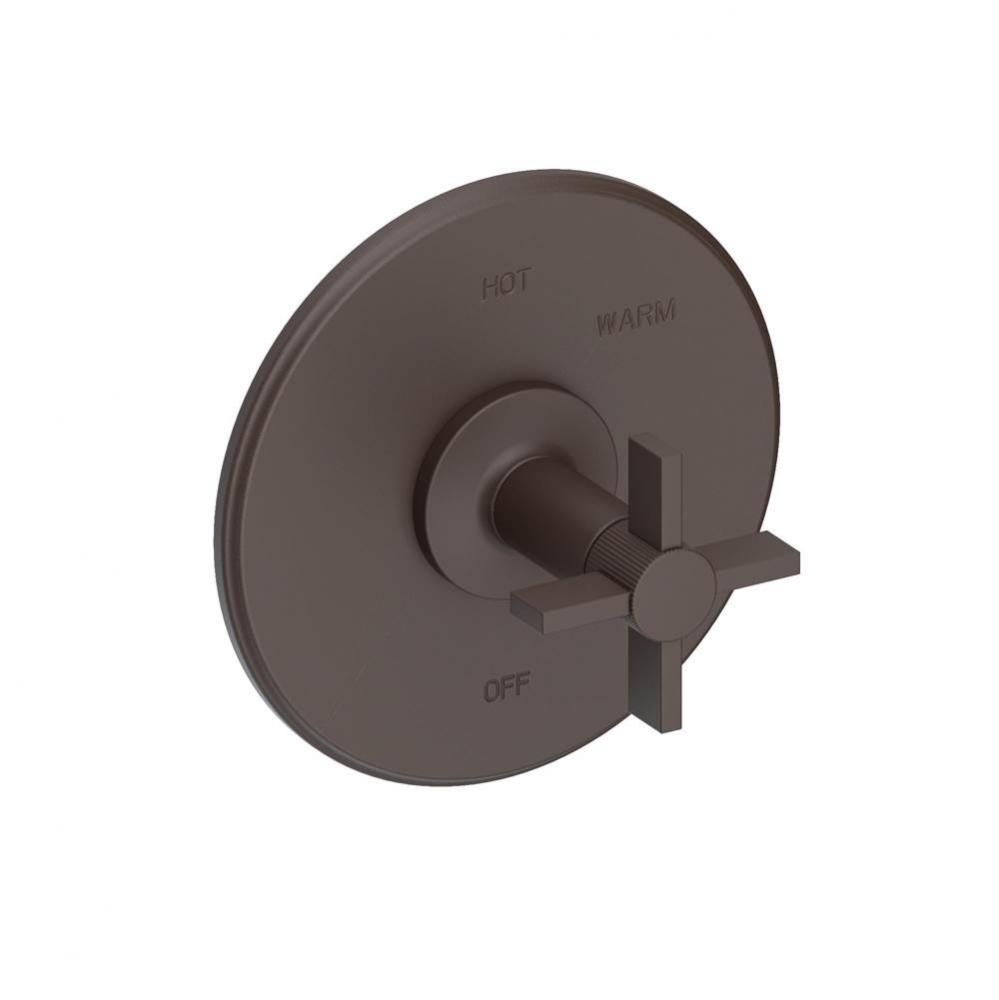 Pardees Balanced Pressure Shower Trim Plate with Handle. Less showerhead, arm and flange.