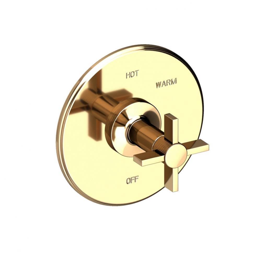 Pardees Balanced Pressure Shower Trim Plate with Handle. Less showerhead, arm and flange.