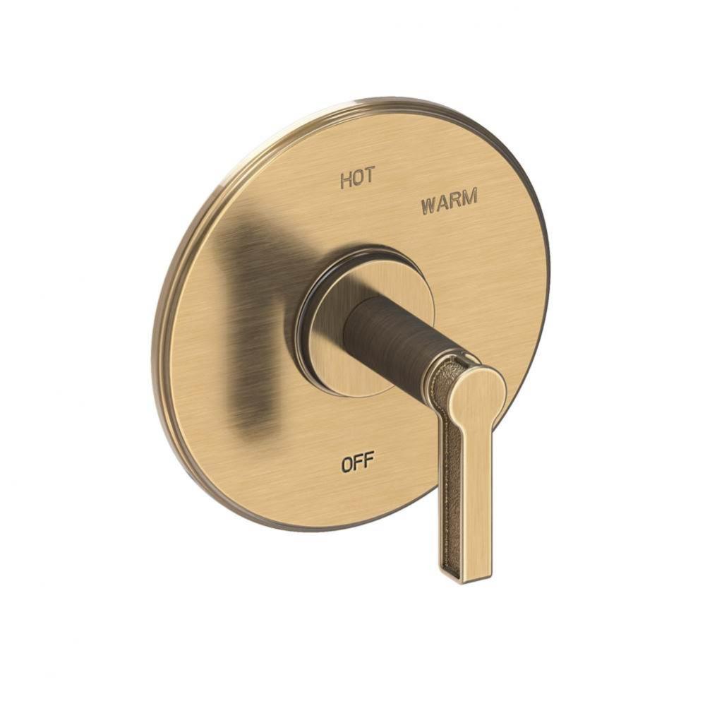Griffey Balanced Pressure Shower Trim Plate with Handle. Less showerhead, arm and flange.
