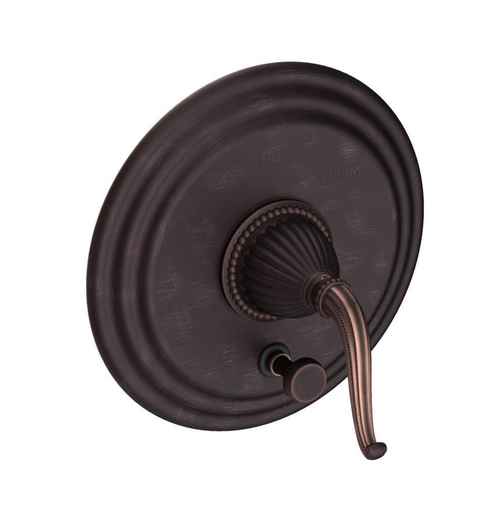 Alexandria Balanced Pressure Tub & Shower Diverter Plate with Handle