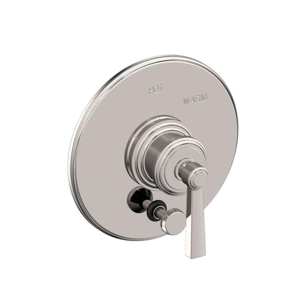 Balanced Pressure Tub & Shower Diverter Plate with Handle