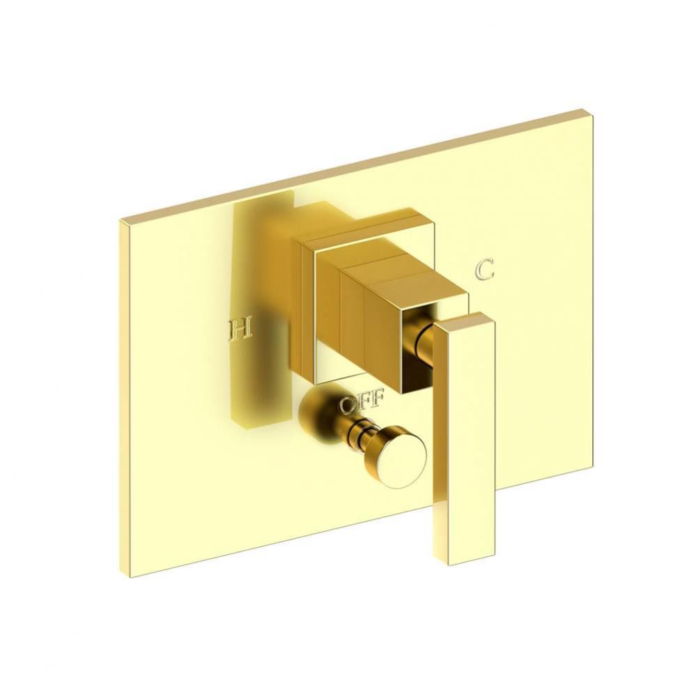 Secant Balanced Pressure Tub & Shower Diverter Plate with Handle