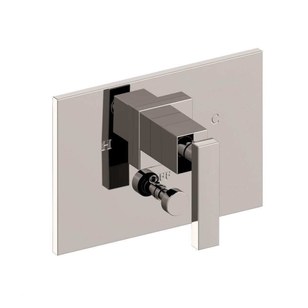Balanced Pressure Tub & Shower Diverter Plate with Handle