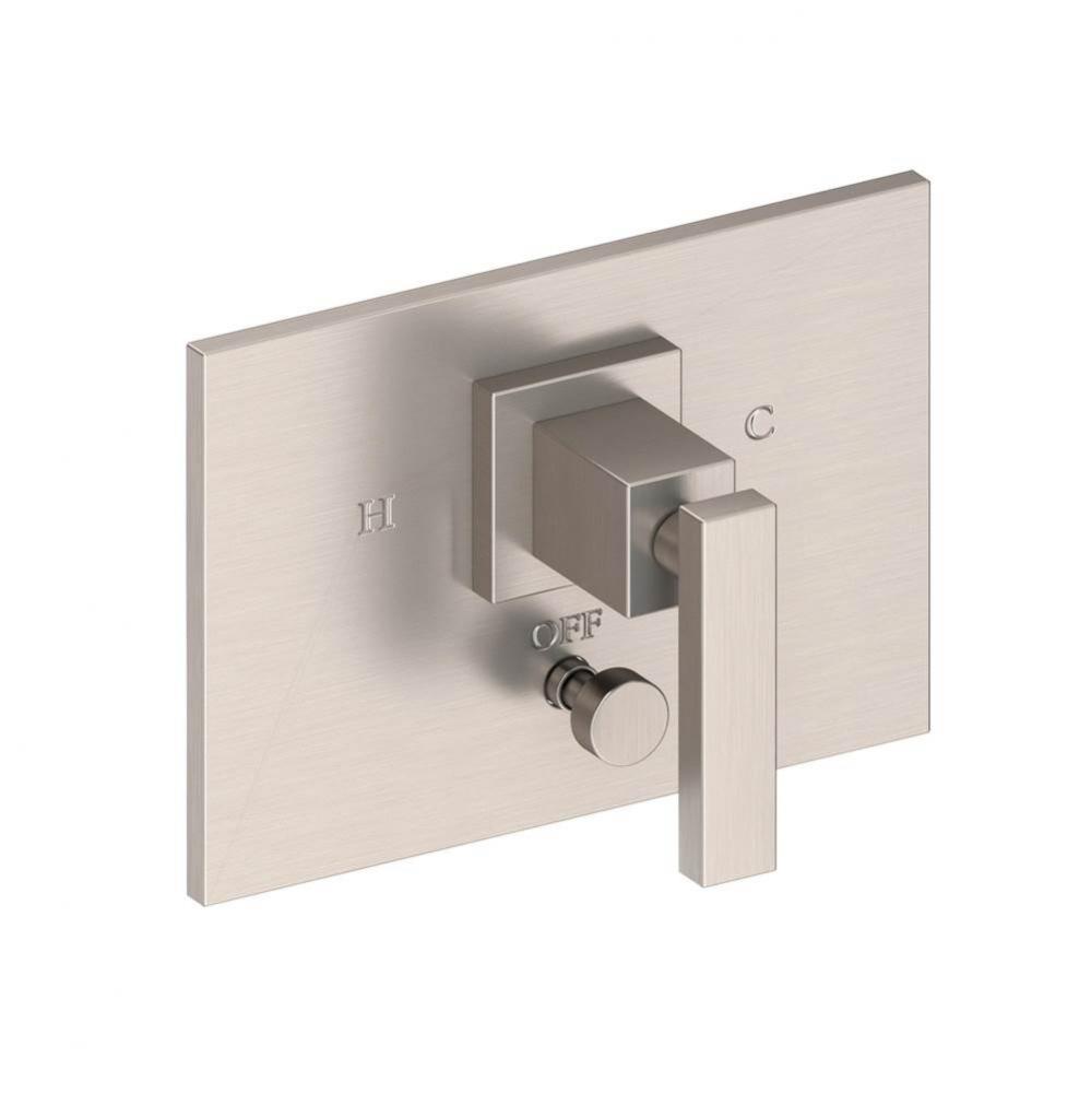 Secant Balanced Pressure Tub & Shower Diverter Plate with Handle