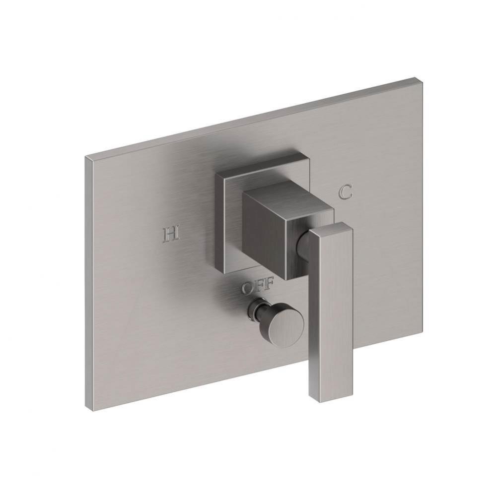 Secant Balanced Pressure Tub & Shower Diverter Plate with Handle