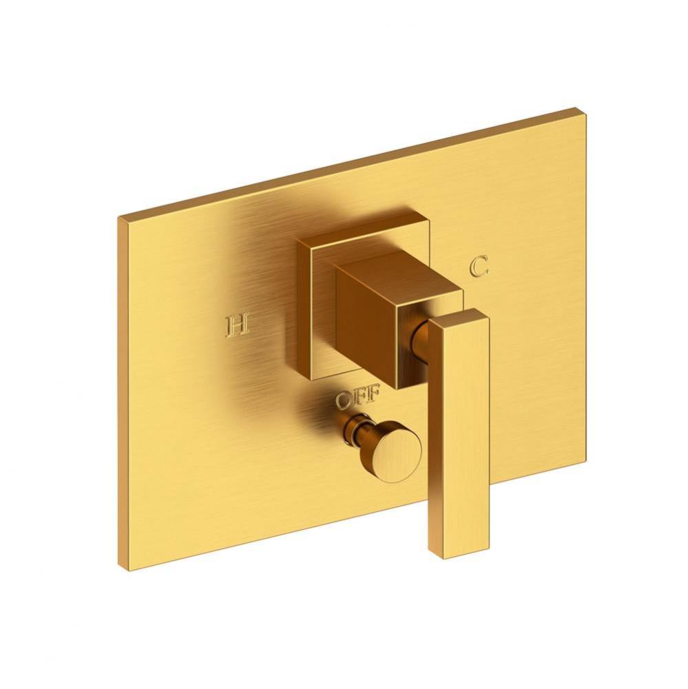 Secant Balanced Pressure Tub & Shower Diverter Plate with Handle