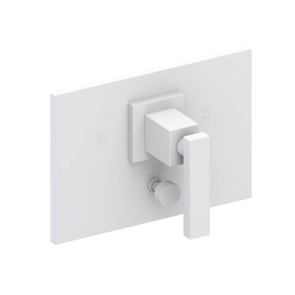 Secant Balanced Pressure Tub & Shower Diverter Plate with Handle