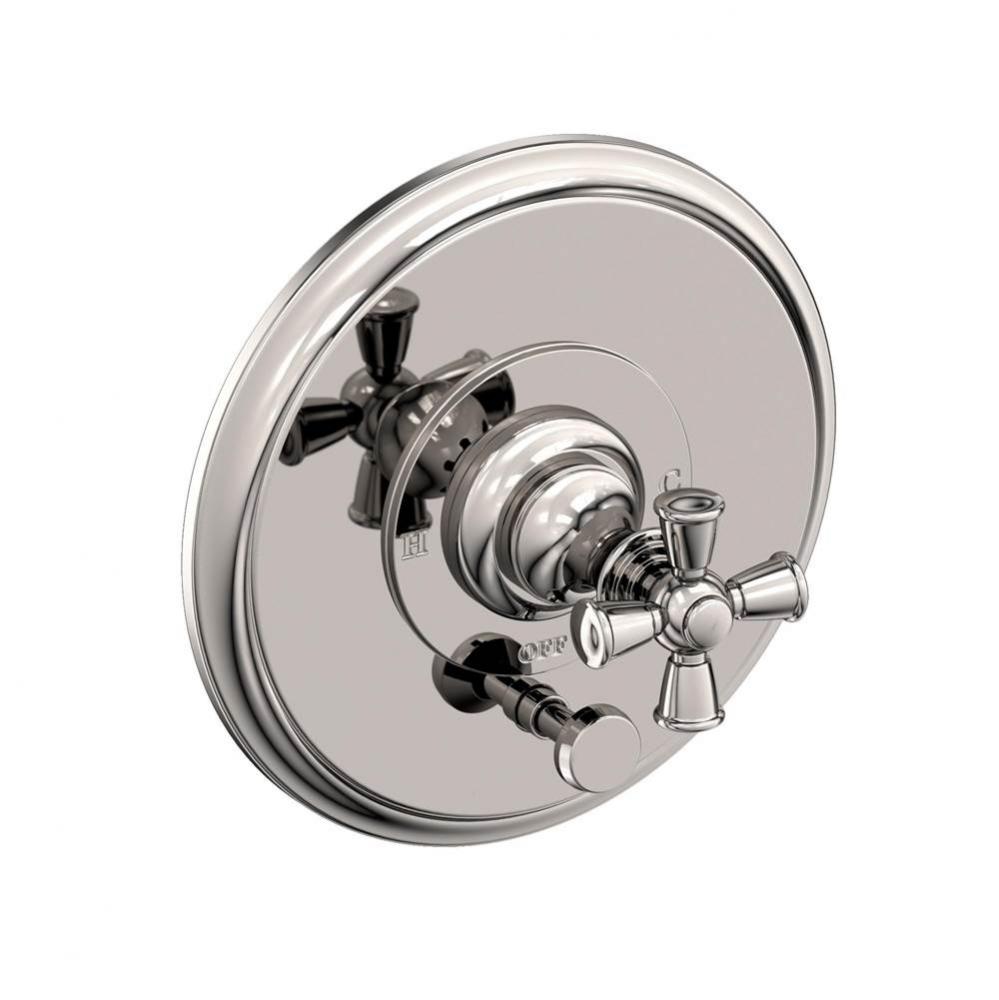 Balanced Pressure Tub & Shower Diverter Plate with Handle