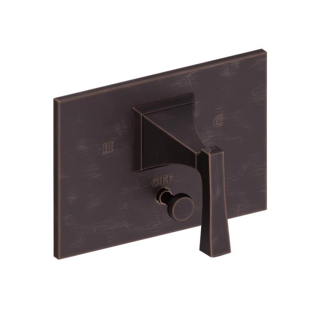 Joffrey Balanced Pressure Tub & Shower Diverter Plate with Handle