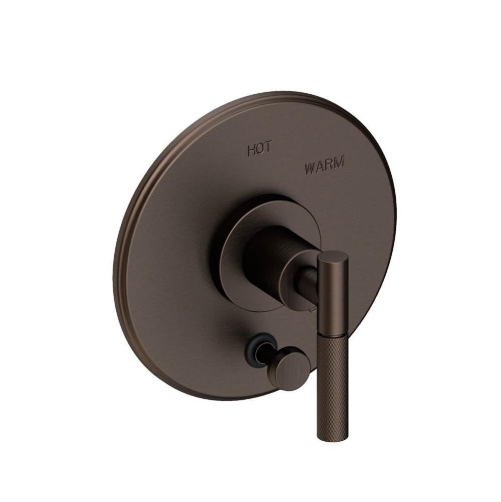 Muncy Balanced Pressure Tub & Shower Diverter Plate with Handle