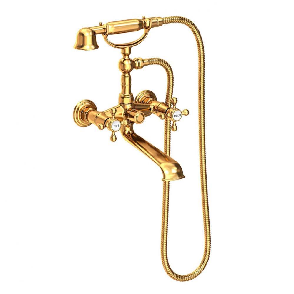 Chesterfield  Exposed Tub & Hand Shower Set - Wall Mount