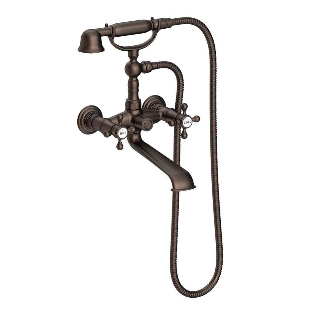 Chesterfield  Exposed Tub & Hand Shower Set - Wall Mount