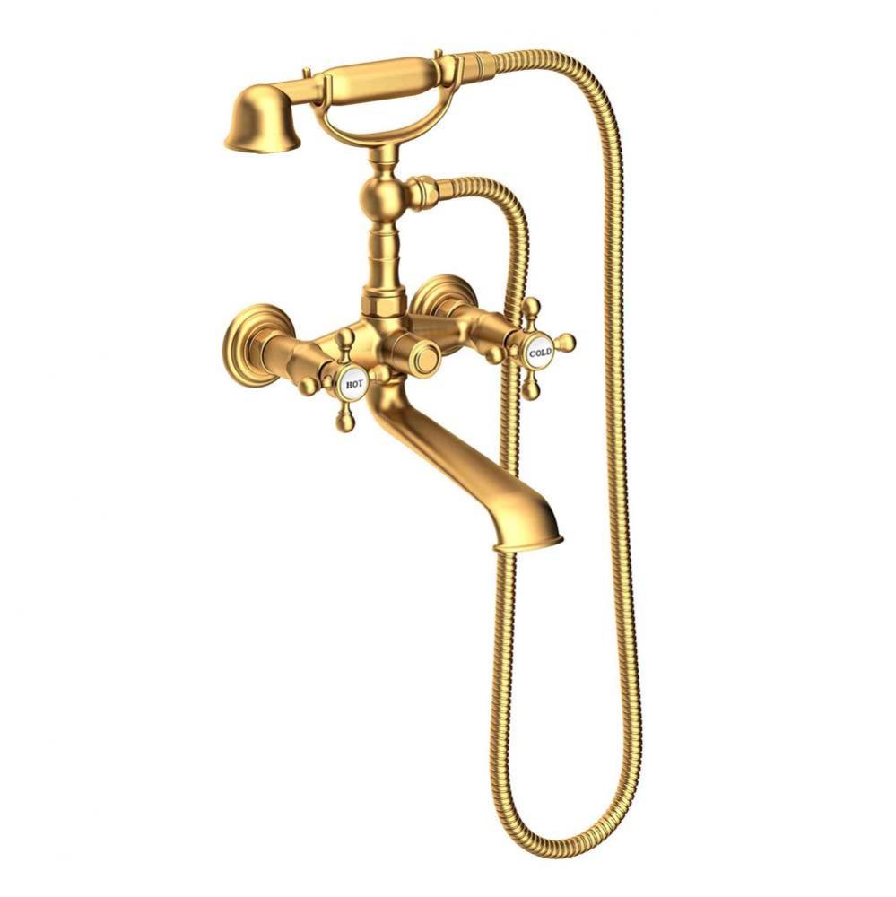 Chesterfield  Exposed Tub & Hand Shower Set - Wall Mount