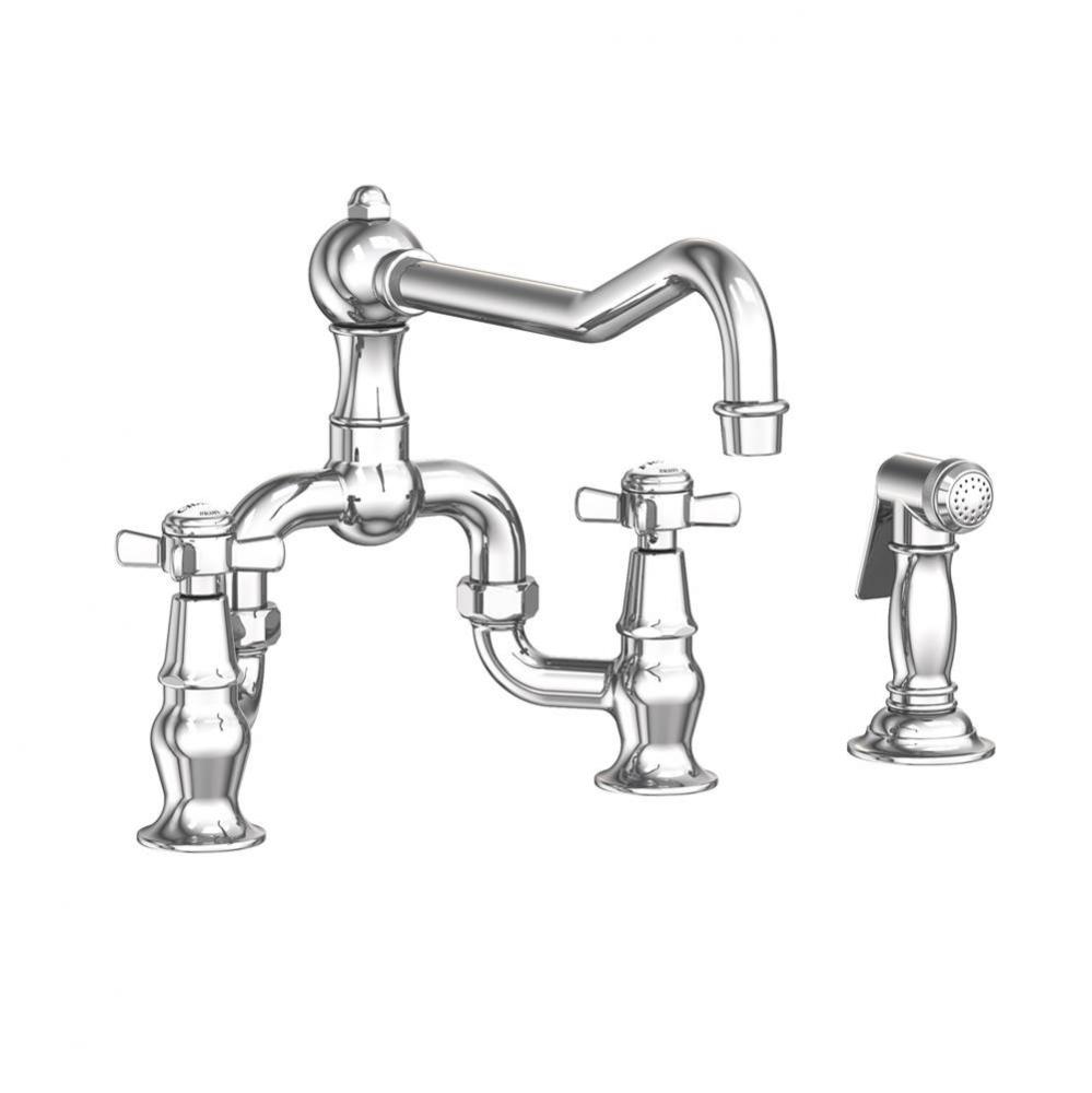 Kitchen Bridge Faucet with Side Spray