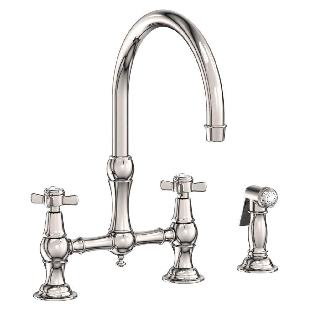 Kitchen Bridge Faucet with Side Spray