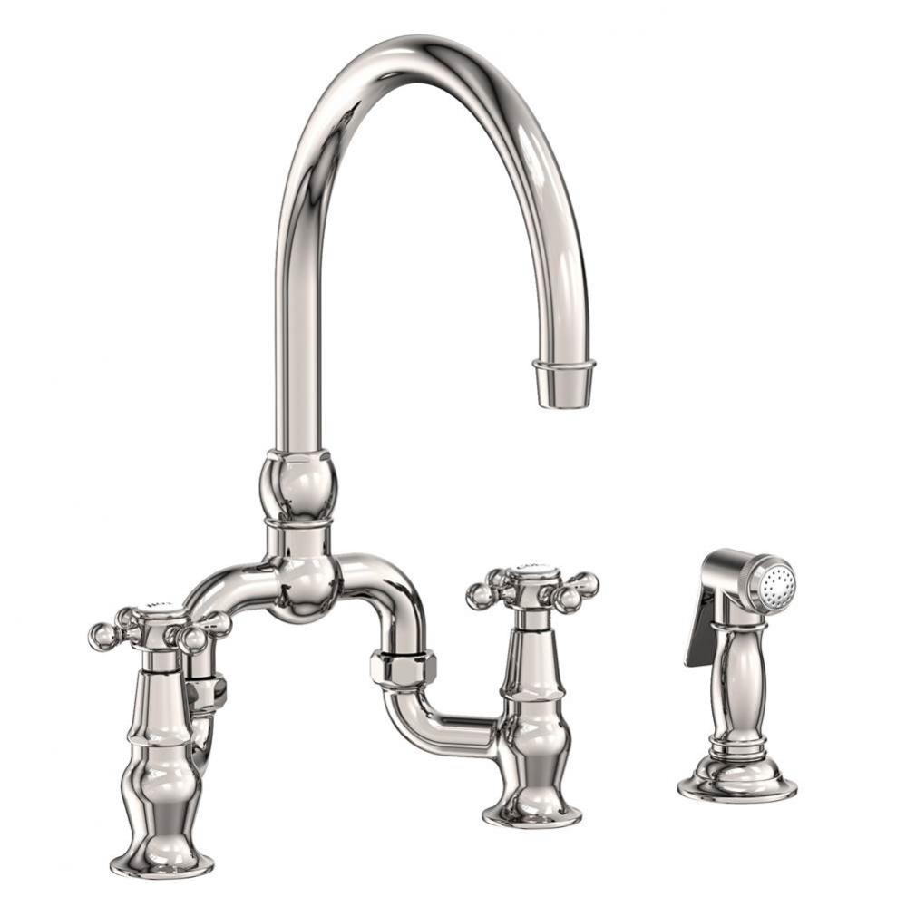 Kitchen Bridge Faucet with Side Spray