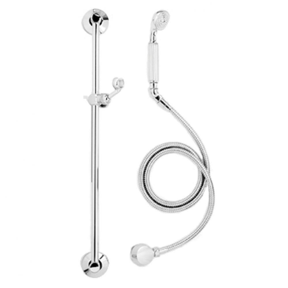 Slide Bar with Single Function Hand Shower Set
