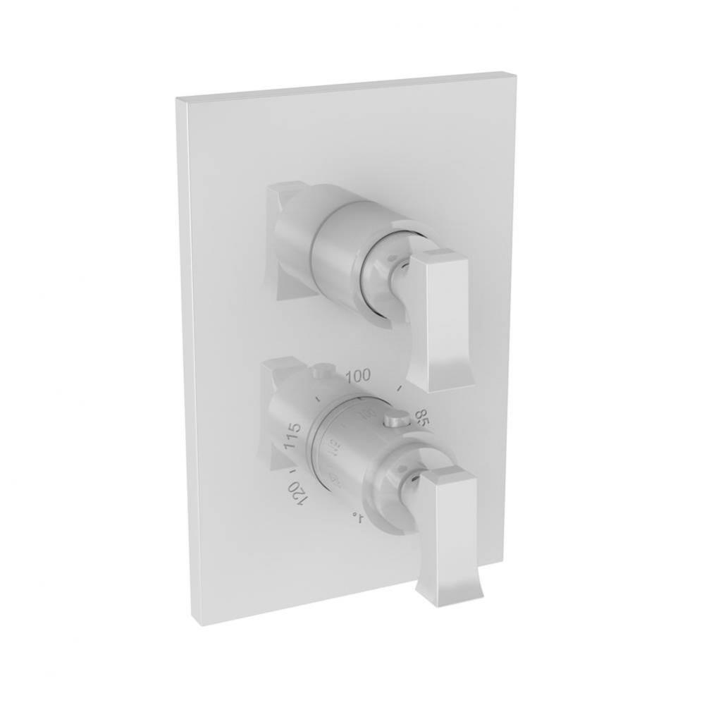 Joffrey 1/2'' Square Thermostatic Trim Plate with Handle