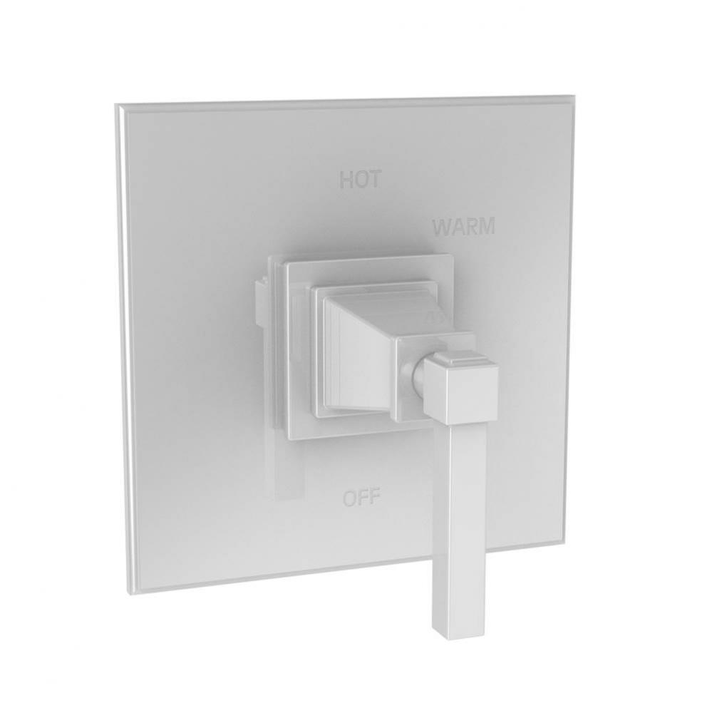 Malvina Balanced Pressure Shower Trim Plate with Handle. Less showerhead, arm and flange.