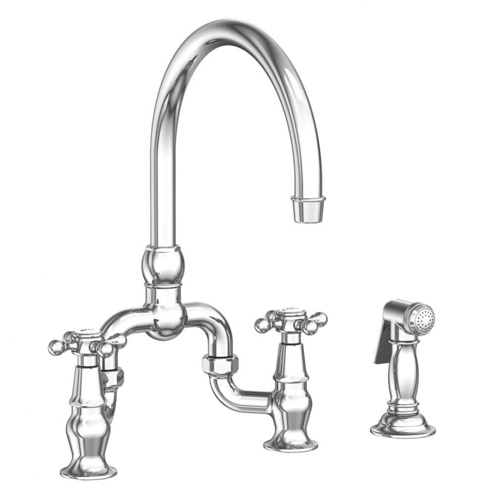 Kitchen Bridge Faucet with Side Spray