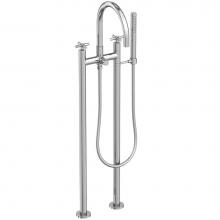 Newport Brass 1500-4262/26 - Exposed Tub & Hand Shower Set w/Risers