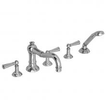 Newport Brass 3-2477/26 - Jacobean Roman Tub Faucet with Hand Shower