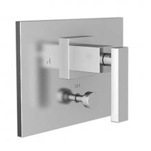 Newport Brass 5-2042BP/26 - Secant Balanced Pressure Tub & Shower Diverter Plate with Handle