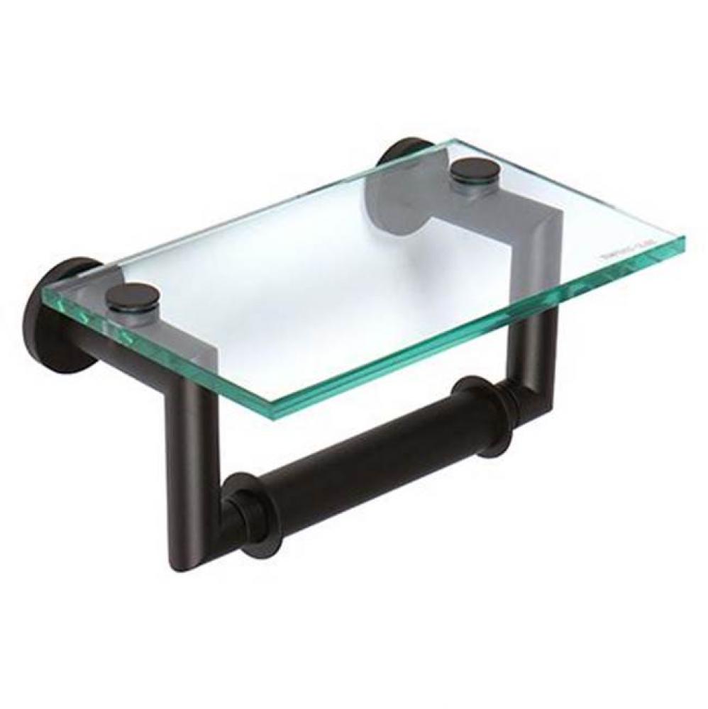 Double Post Toilet Tissue Holder with Cover