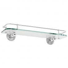 Ginger 1135T-18/PB - 18'' Gallery Rail Shelf