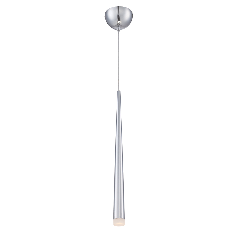 Tassone, 1LT LED Pendant, Chrome